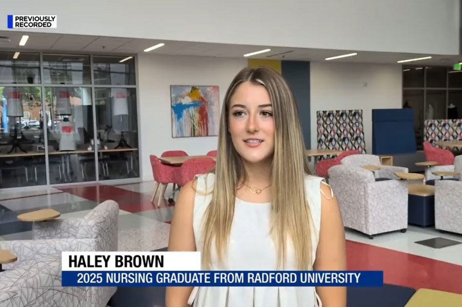 Nursing graduate Haley Brown