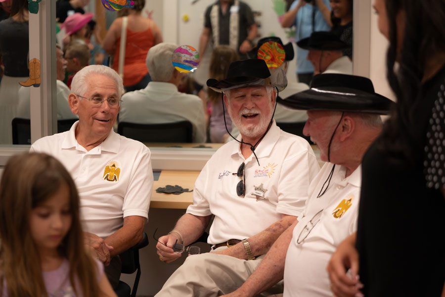 Scottish Rite organizers laughing