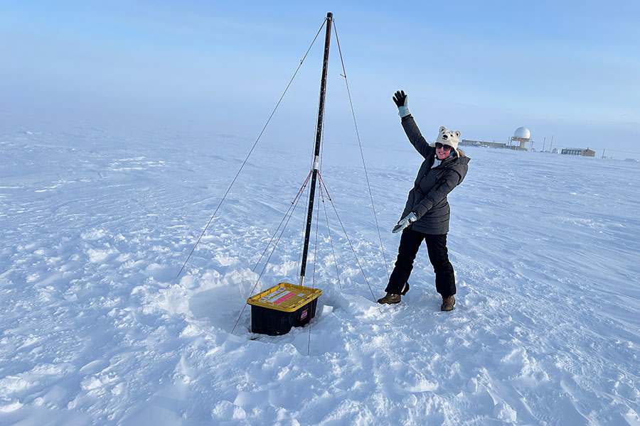 Lily Backus in Utqiagvik, Alaska