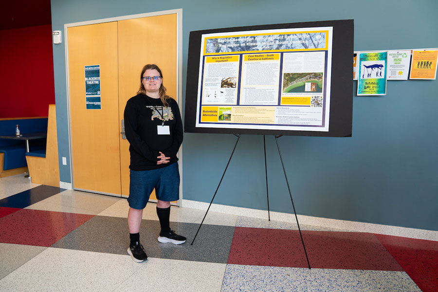 Biology major and nature writer Peggy Clark