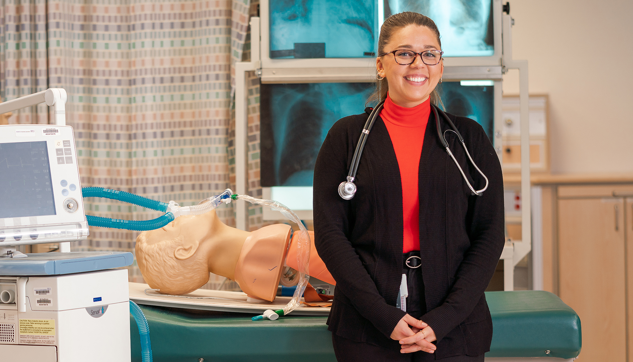 respiratory therapy student