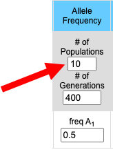 Number of population settings
