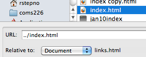 linking up one folder to index.html