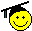 small smiley face with hat